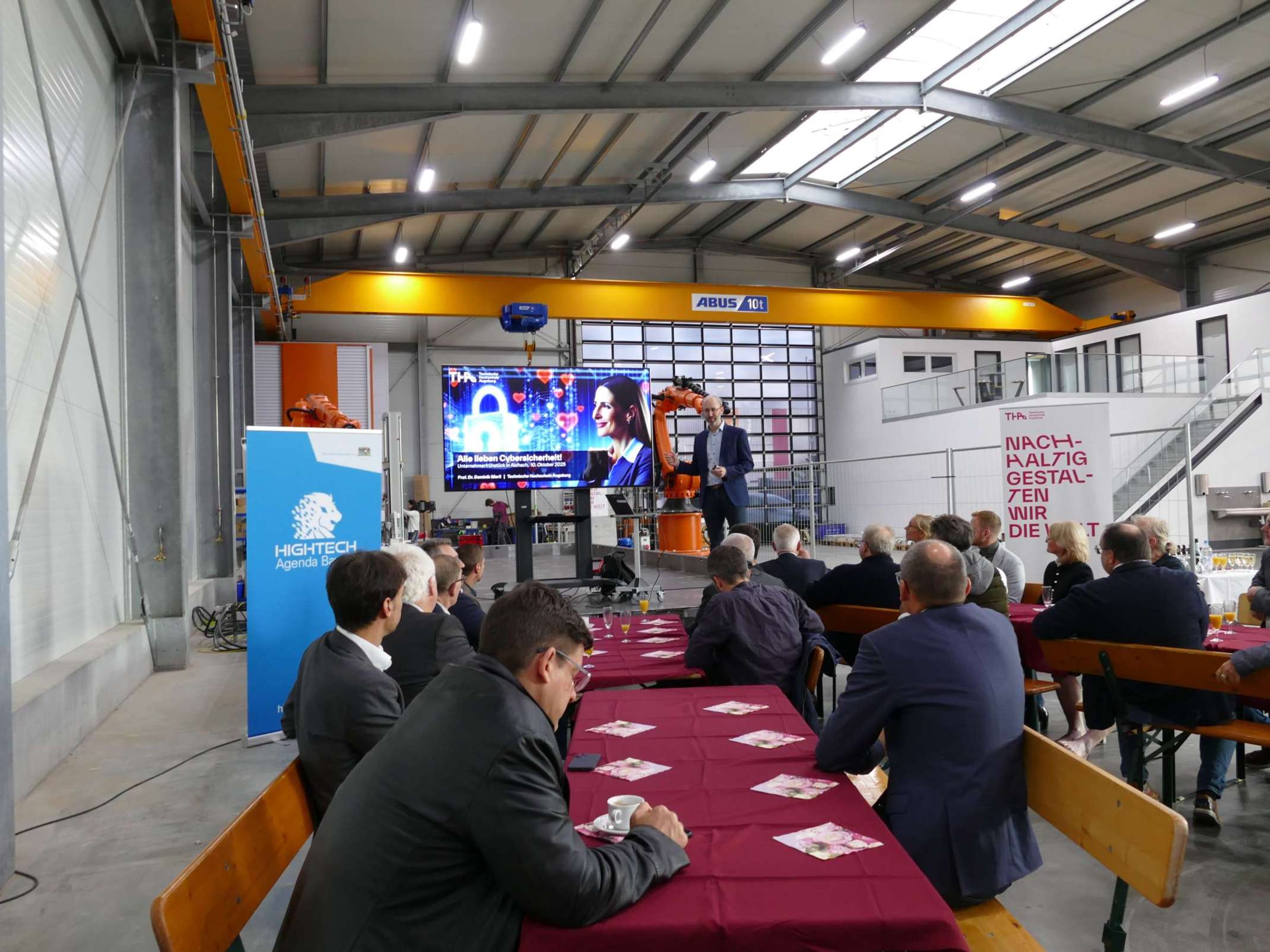 Prof. Dr. Dominik Merli schärfte das Bewusstsein für Cybersicherheit