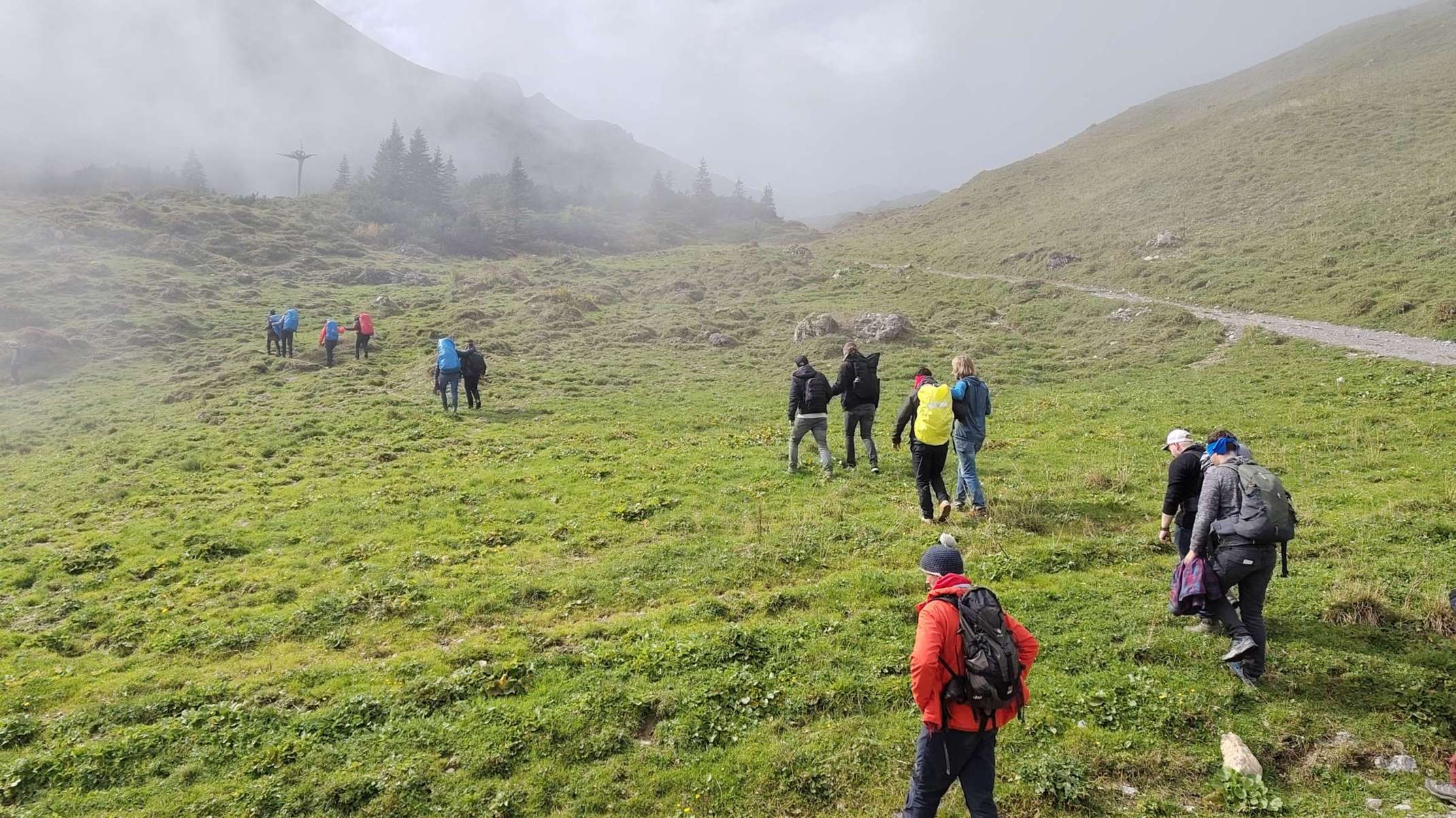 Teamtraining im Gelände. Foto: Sonja Schön.