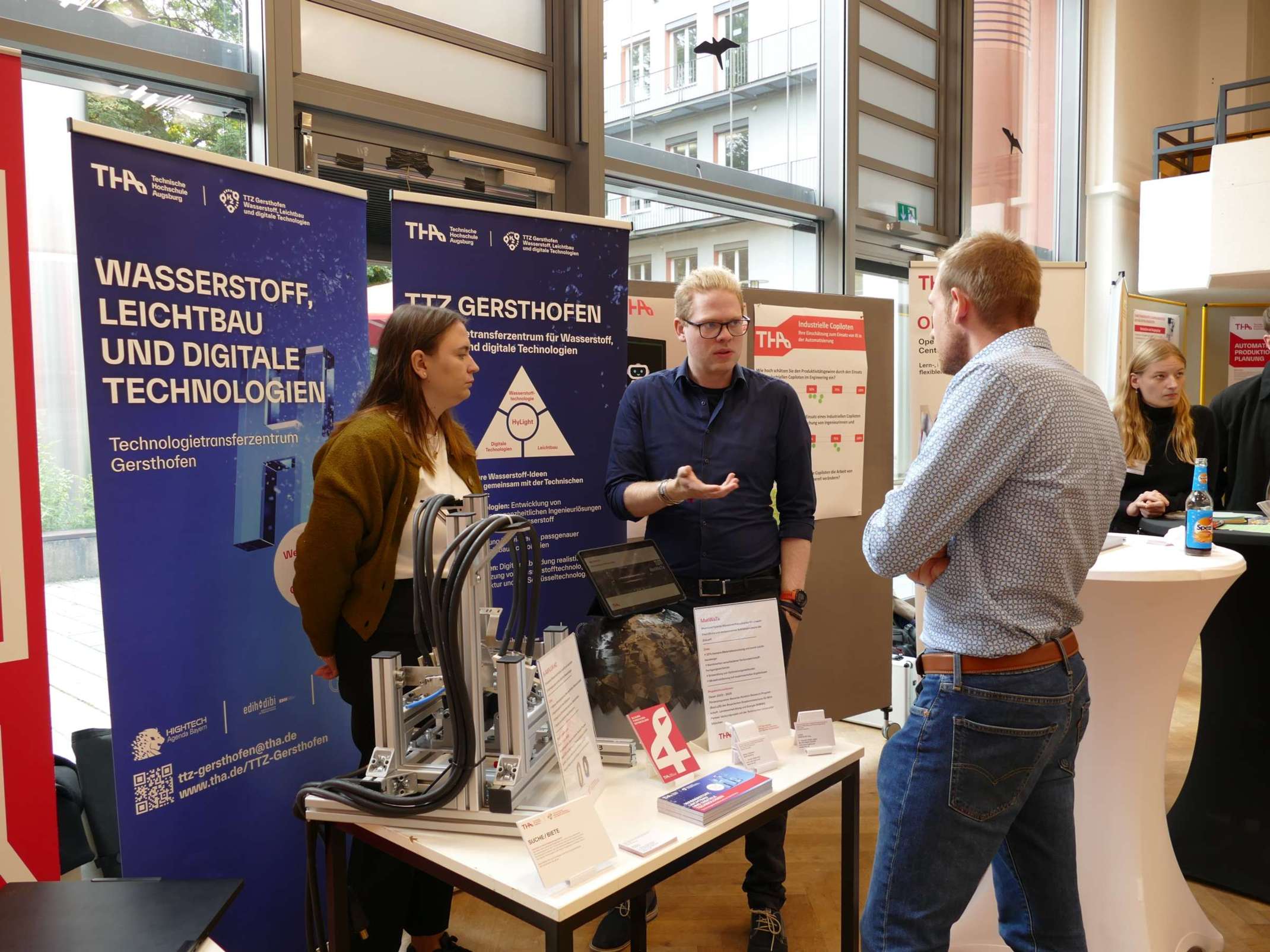 #TddP2025: Das TTZ Gersthofen stellte Projekte aus den Bereichen Wasserstoff, Leichtbau und digitale Technologien vor.
