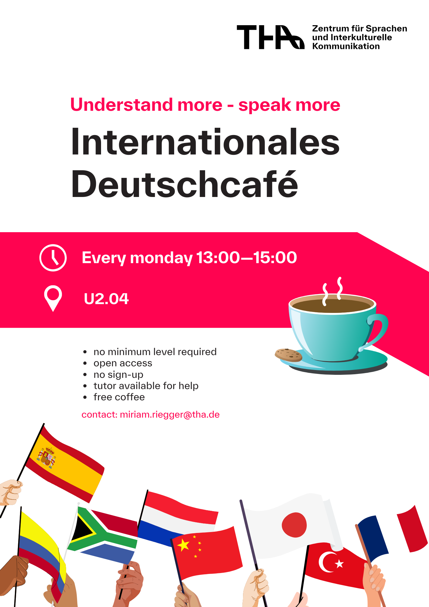 Poster Internationales Deutschcafe