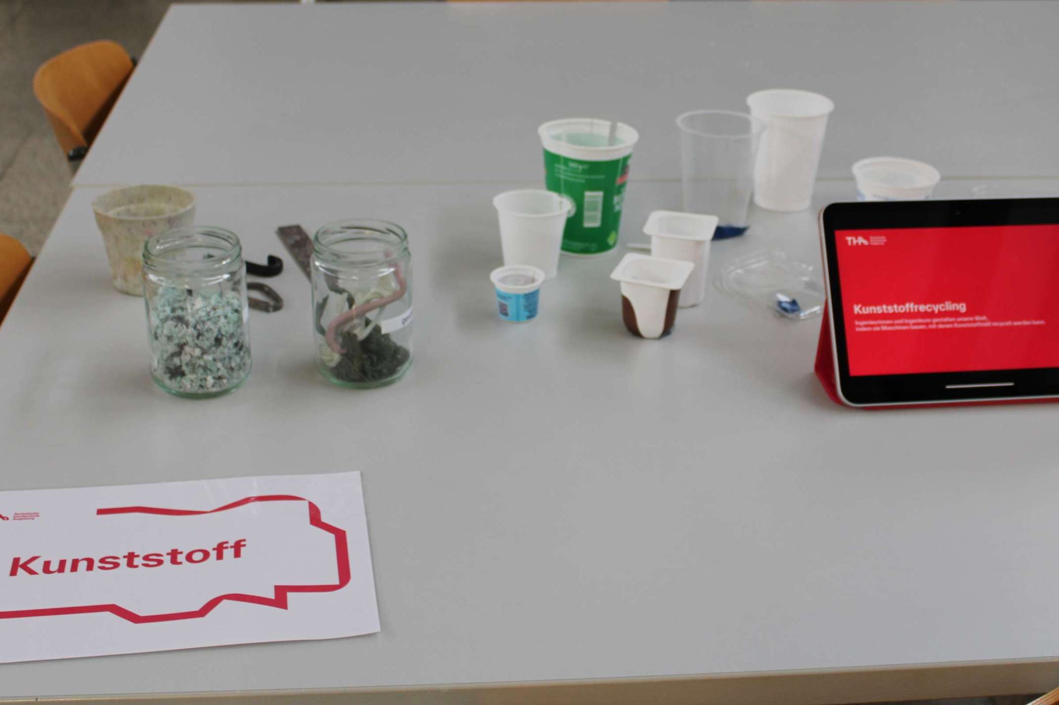 Station: Kunststoffrecycling Station: Kunststoffrecycling