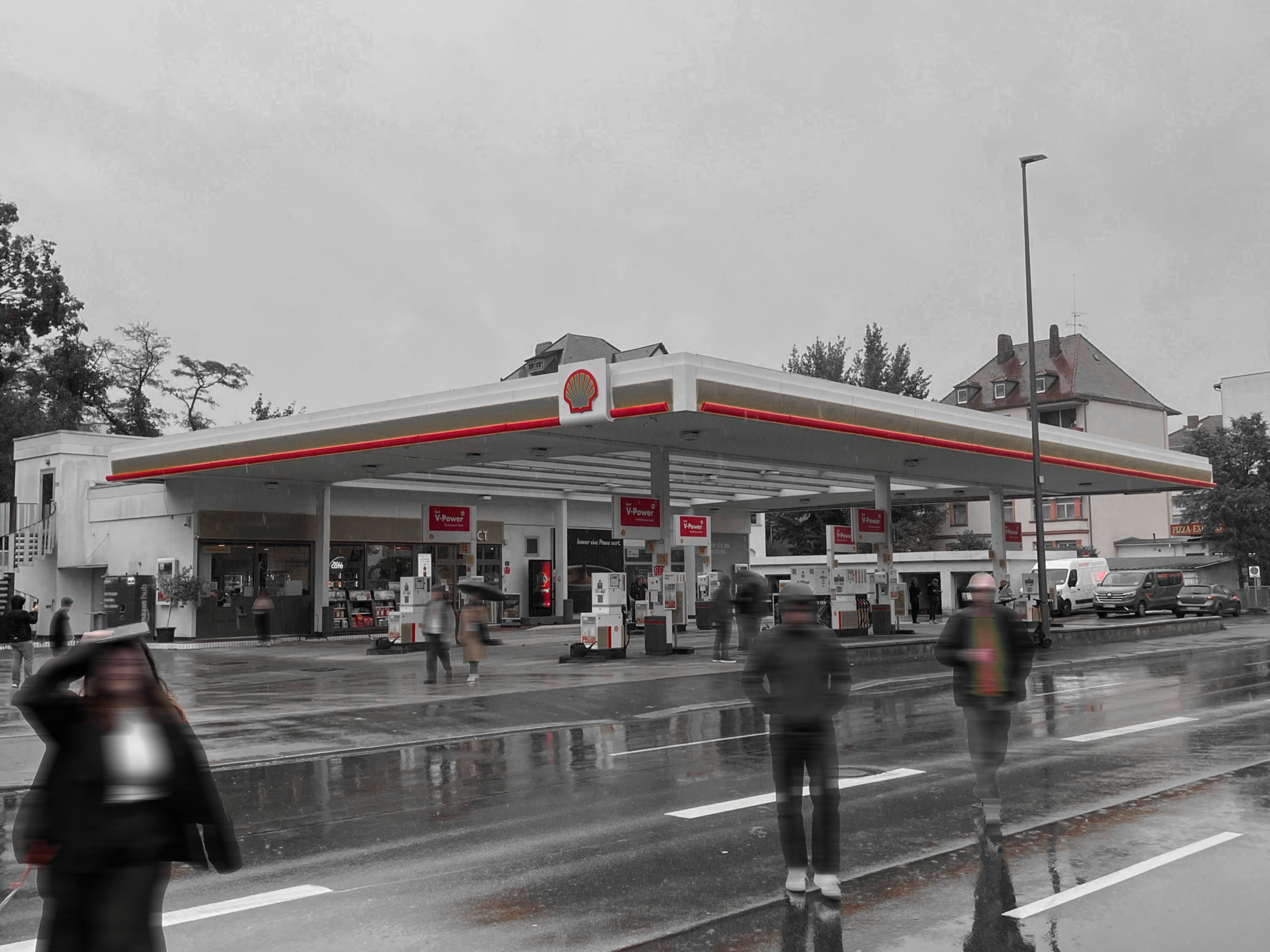 Bestandsbild der Tankstelle