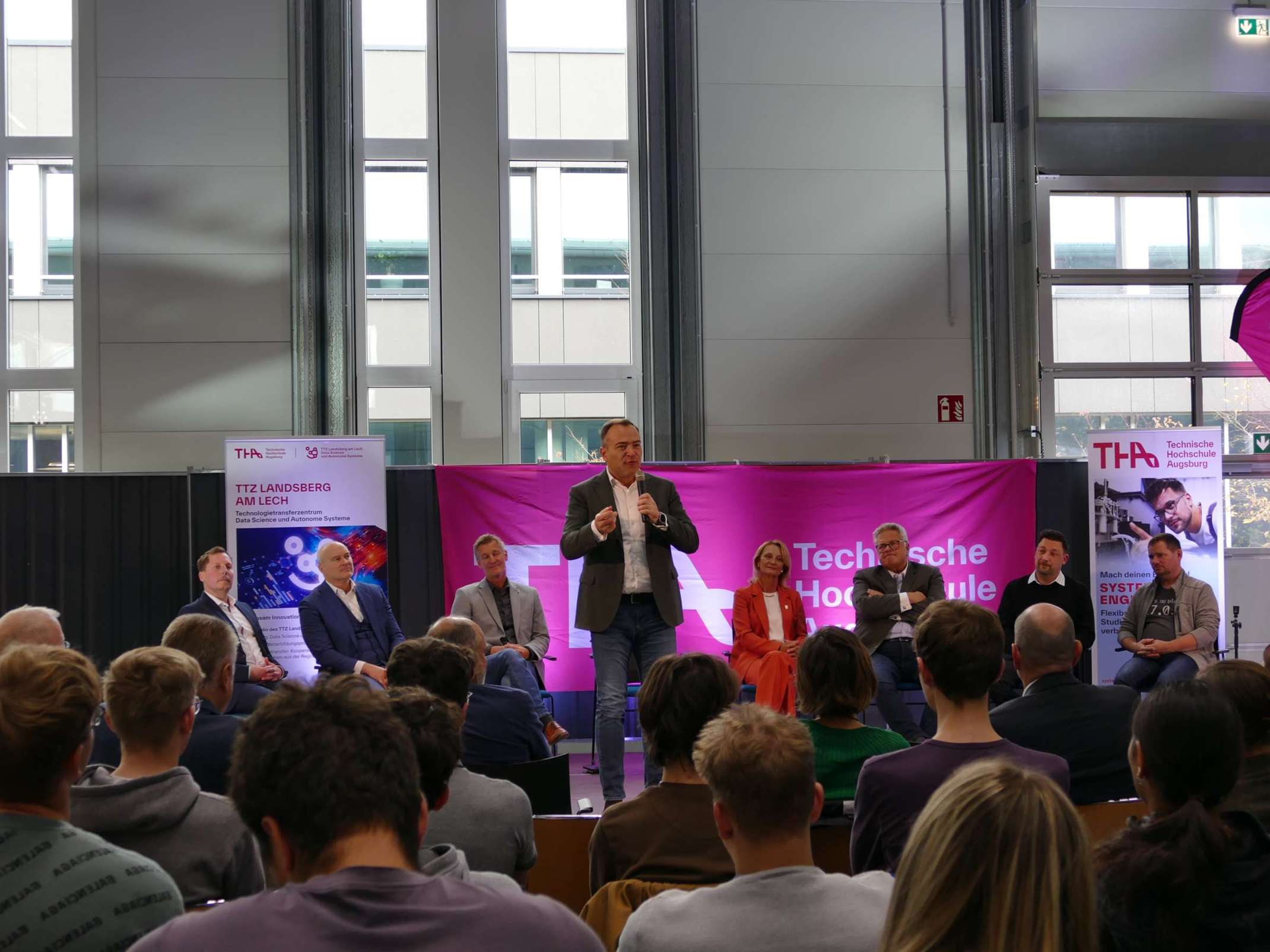 Studienstart am TTZ Landsberg am Lech: Thomas Eichinger, Landrat des Landkreises Landsberg am Lech