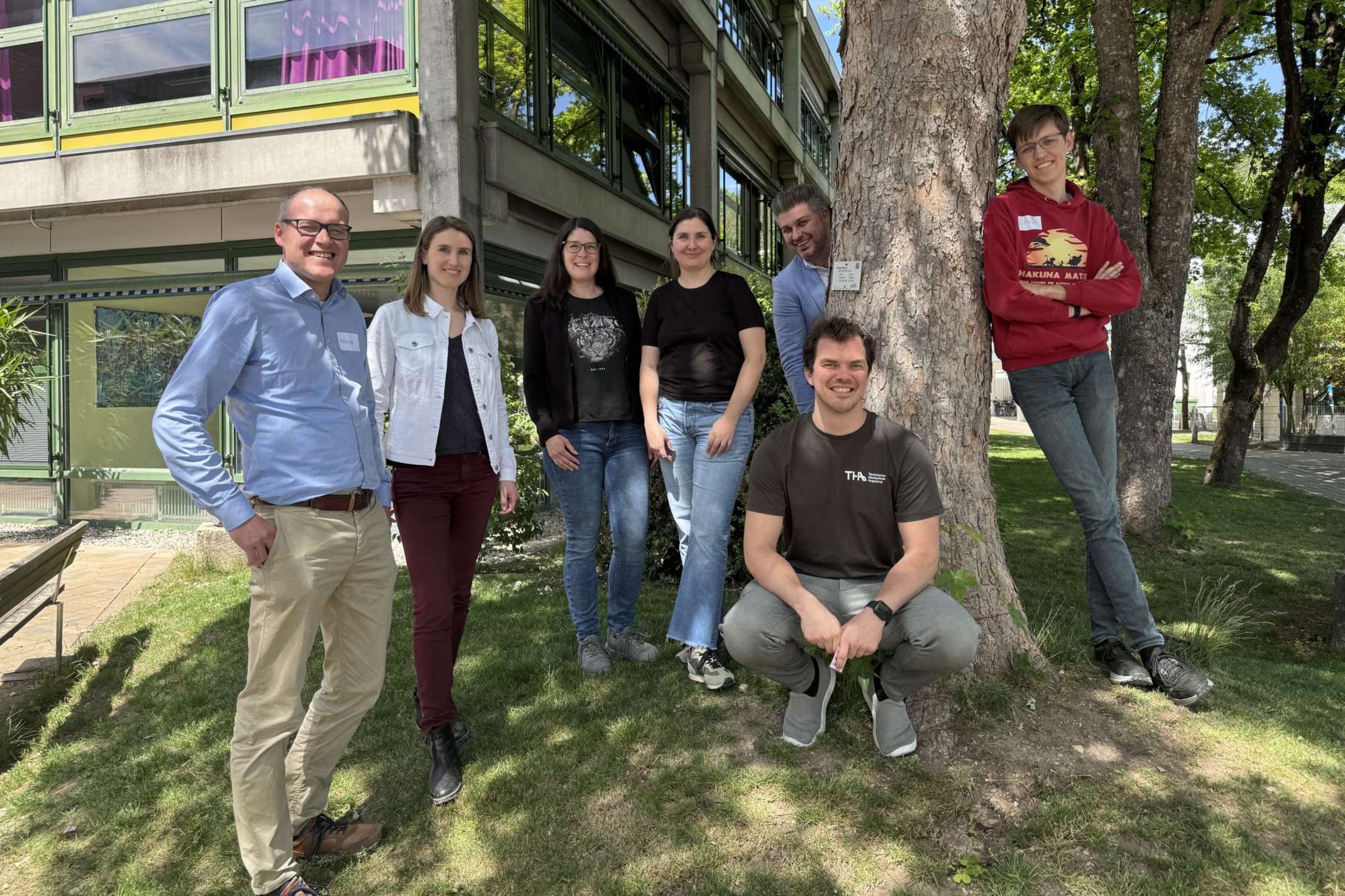 Das Team der THA bei einem Schulbesuch an einem Gymnasium Das Team der THA bei einem Schulbesuch an einem Gymnasium