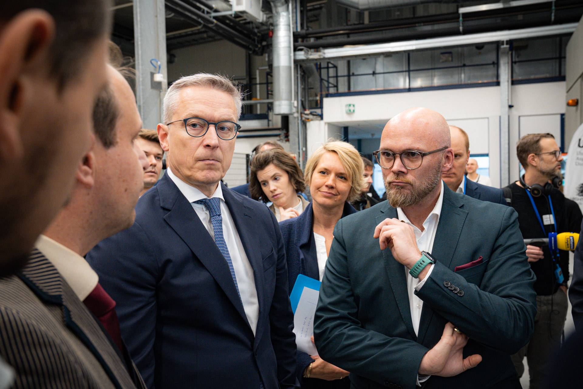 Bundesminister Wildberger und Staatsminister Mehring