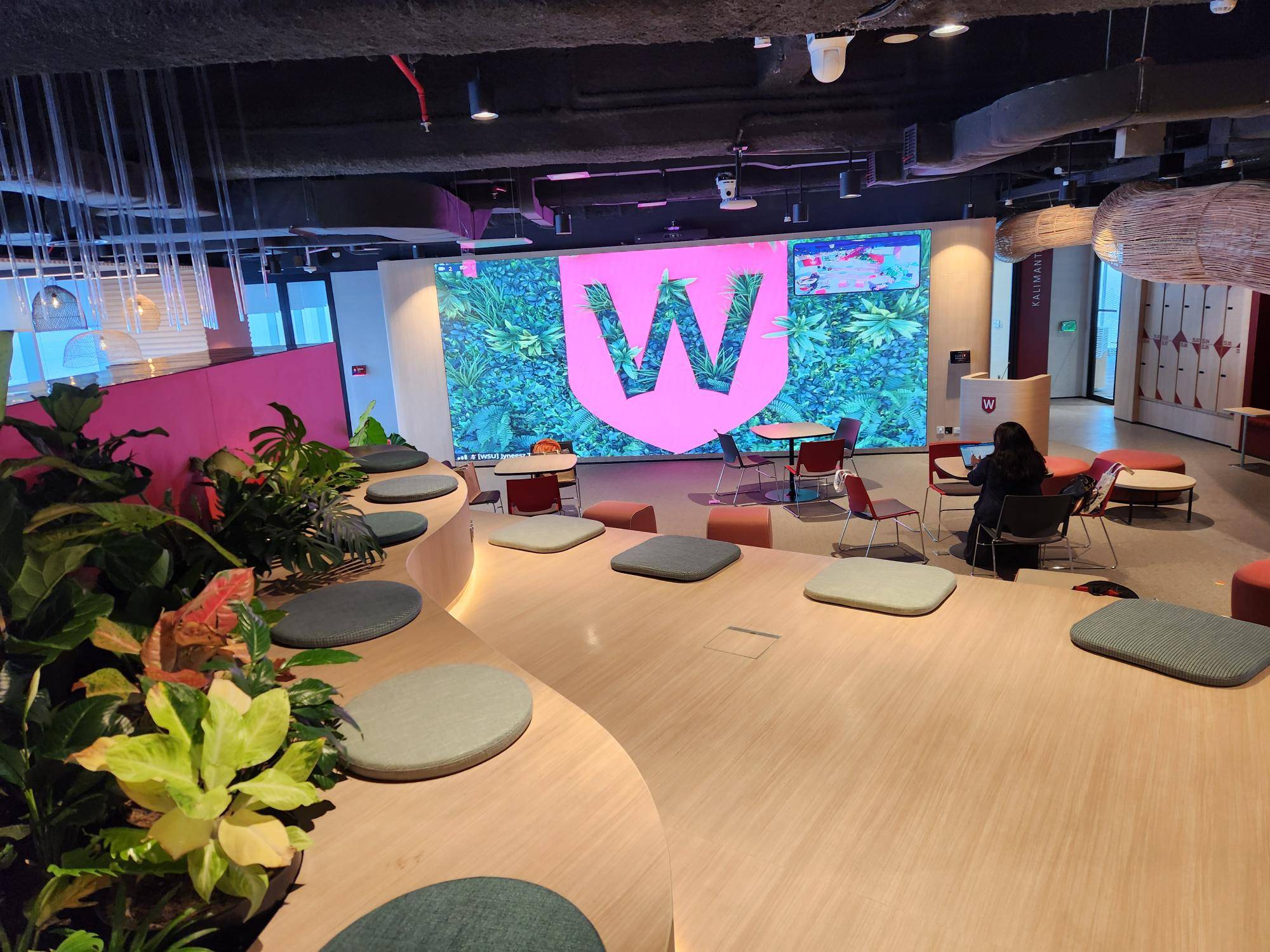 Ein Raum auf dem Campus in Indonesien