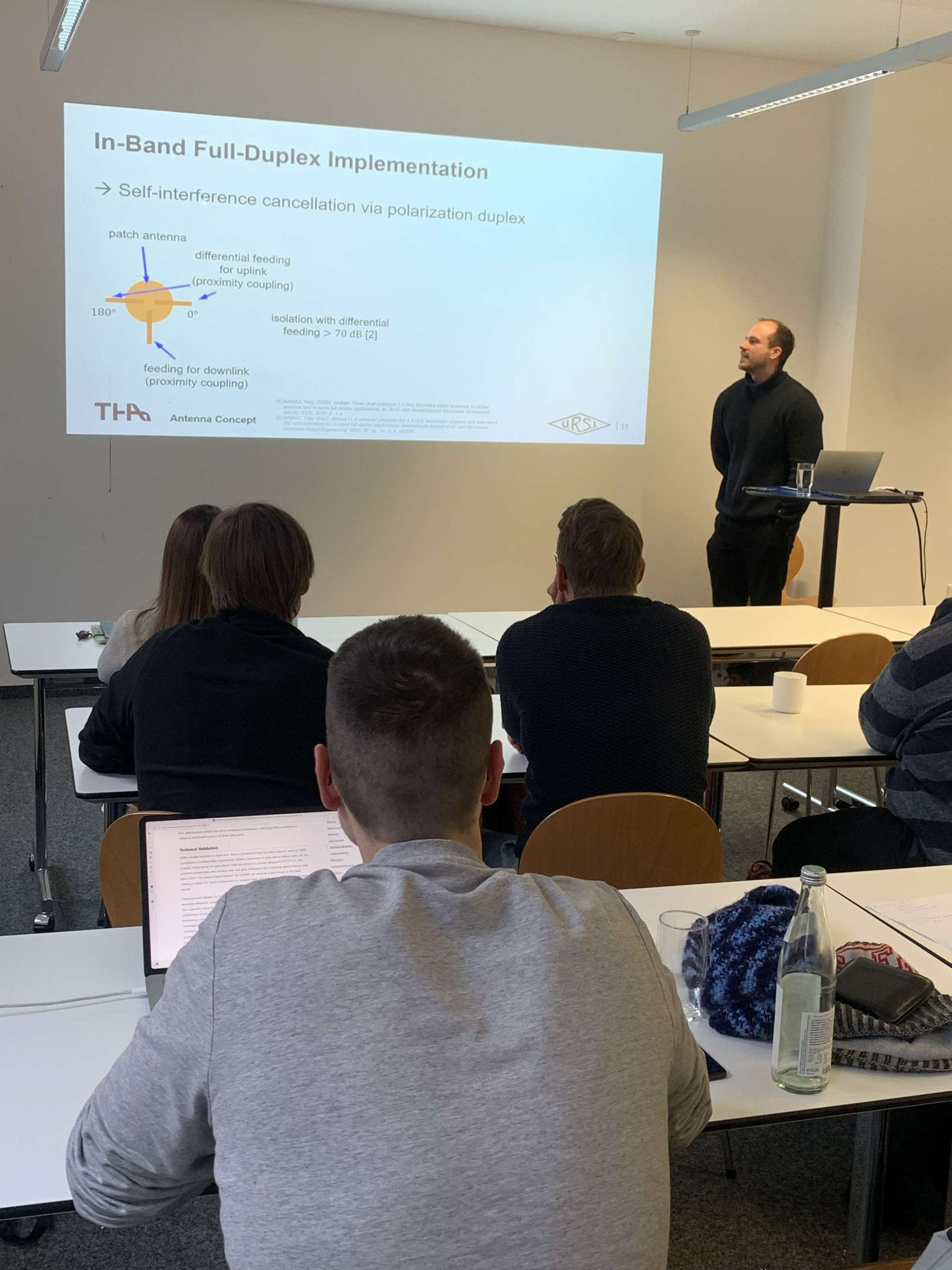 Markus Theil beim Vortrag