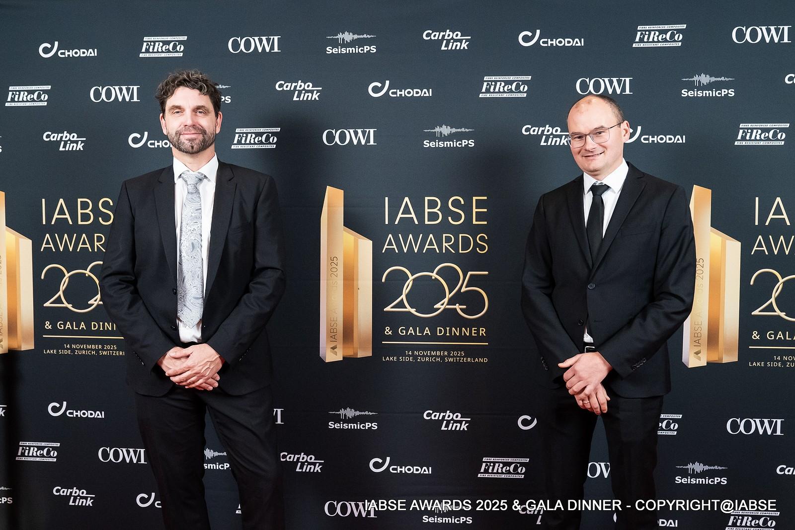 IABSE Awards: Timo Krämer (links) und Prof. Dr.-Ing. Sergej Rempel