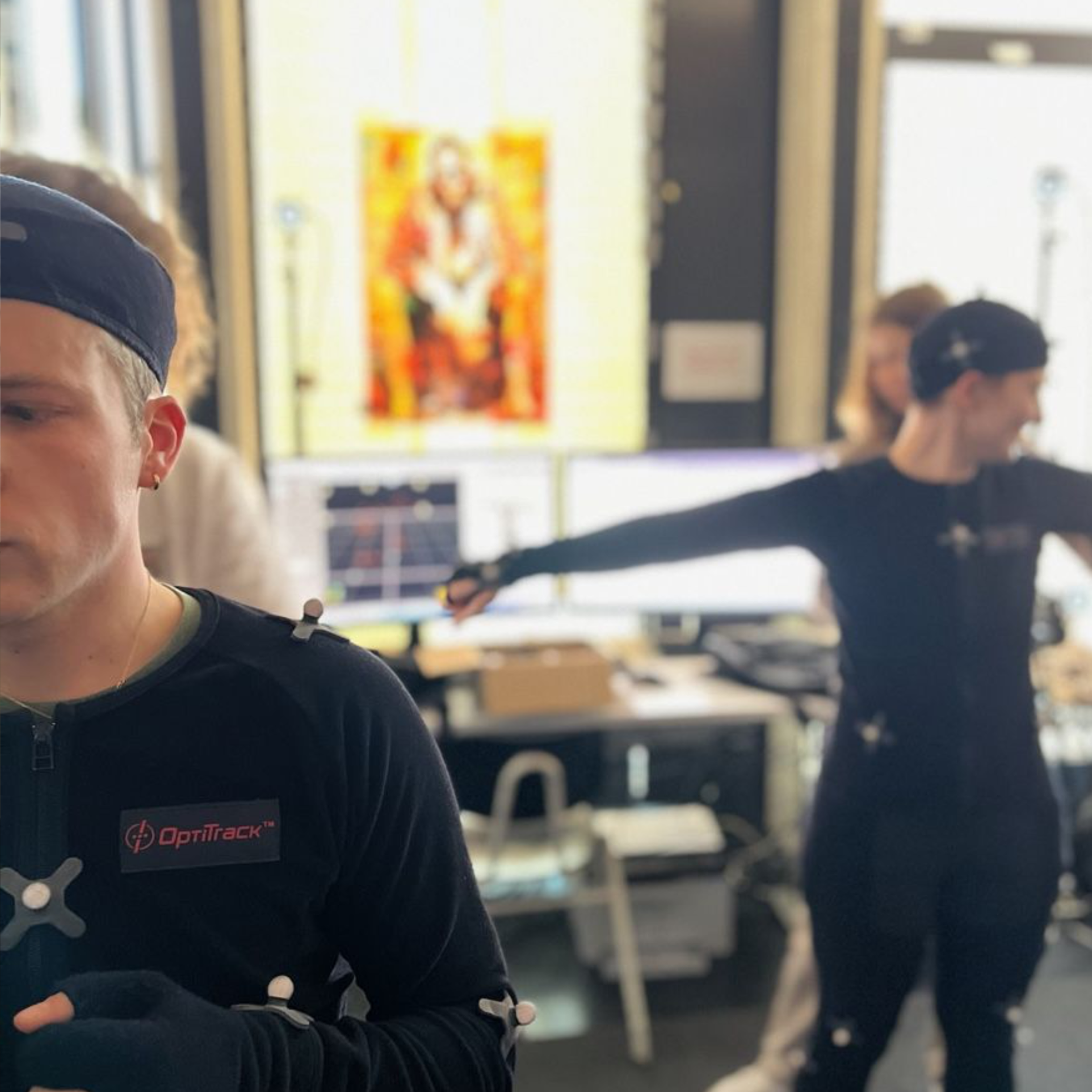 Arbeiten im Motion Capture Lab Arbeiten im Motion Capture Lab