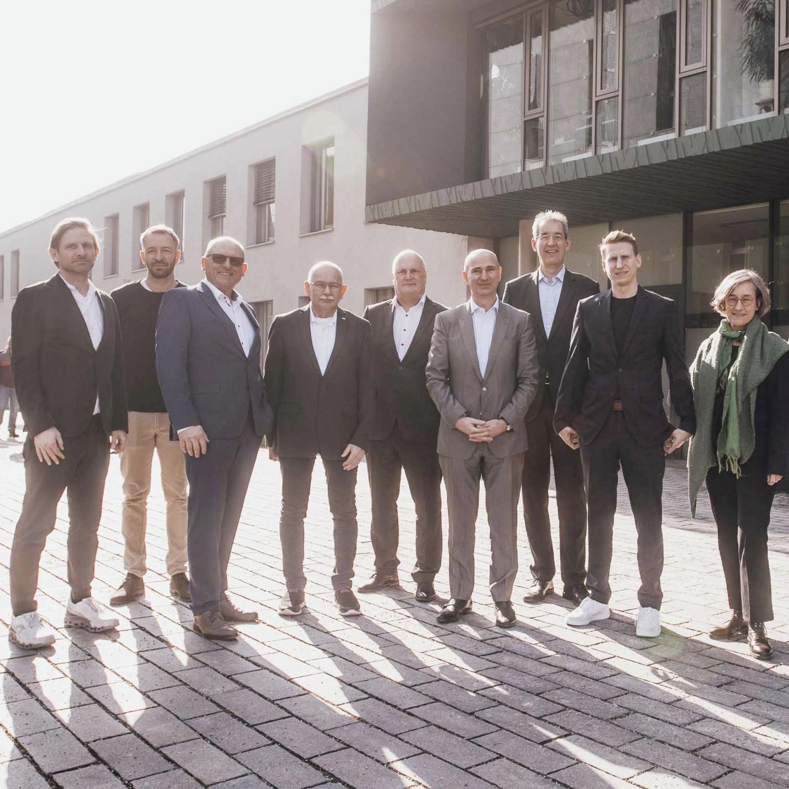 Vortragende und Moderatoren der Fassade 25. Foto: Matthias Leo.