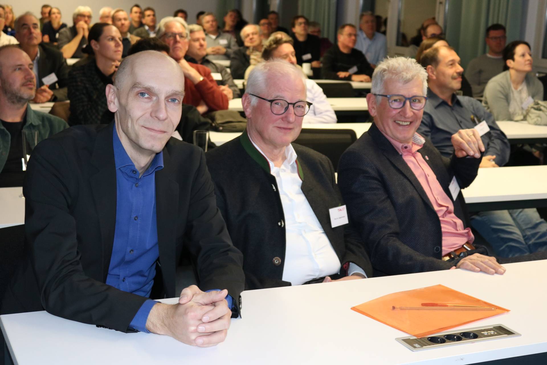 Dekane Trio Informatik von Links nach Rechts: Prof. Dr. Alexander von Bodisco, Prof. Dr. Jürgen Scholz, Prof. Dr. Nik Klever