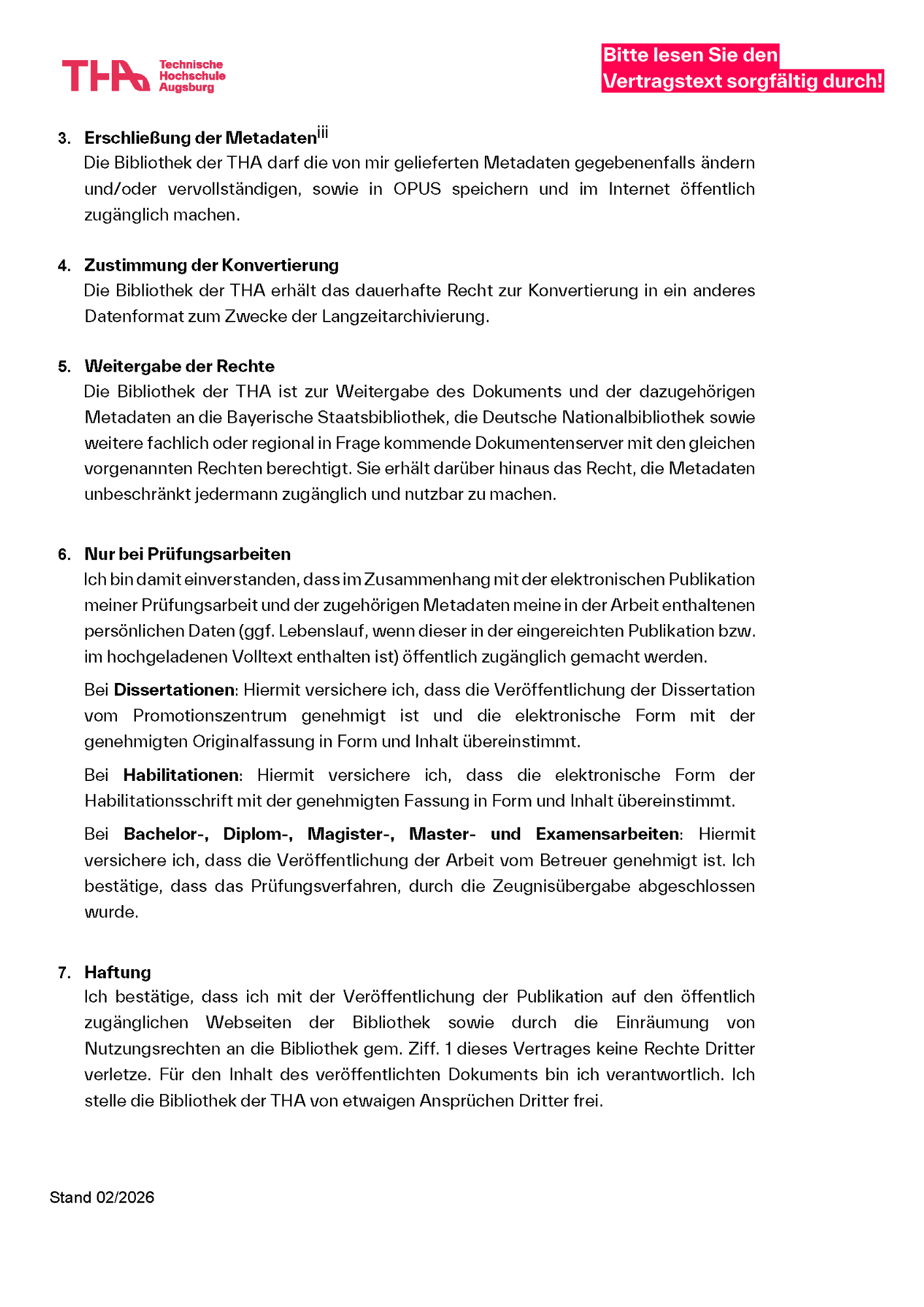 Muster Veröffentlichungsvertrag Seite 2 Muster Veröffentlichungsvertrag Seite 2