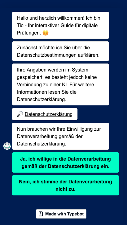 Einwilligung zur Datenverarbeitung Einwilligung zur Datenverarbeitung