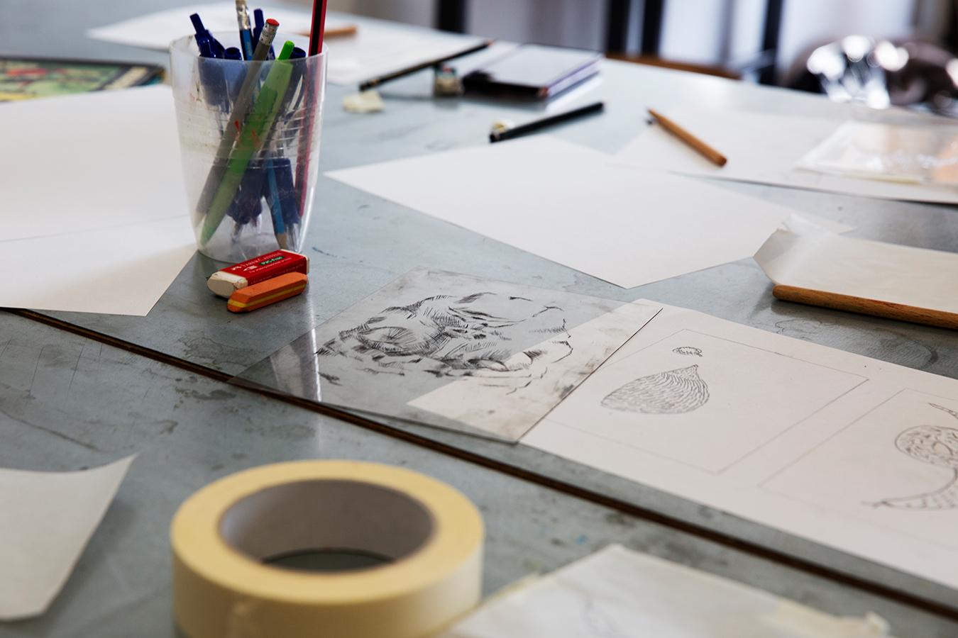 Hoch- und Tiefdruck, Foto: Bettina Schmid