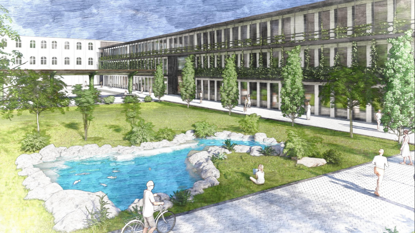 Abbildung 1:Visualisierung eines studentischen Konzepts (A. Hanna, J. Schreiber, L. Bettrich).