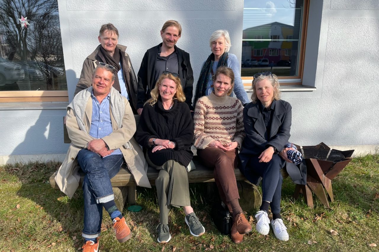 Das Architektur-Professor:innenteam v.l.: Mikala Holme Samsøe, Wolfgang Huß, Katinka Temme, Marcus Rommel, Bernhard Irmler, Susanne Gampfer, Timo Schmidt, Victoria von Gaudecker