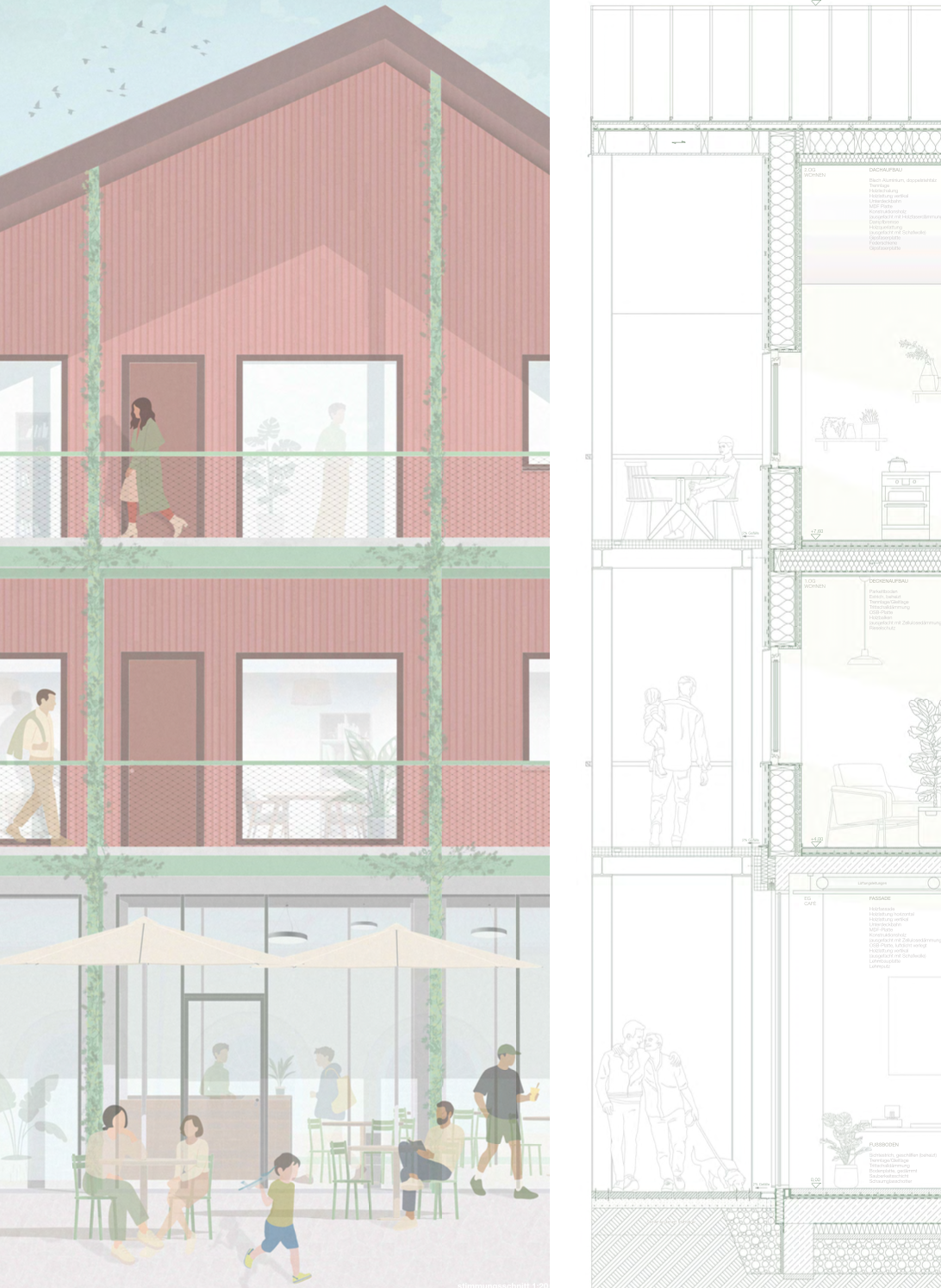 Jana Heberle und Joshua Maruhn