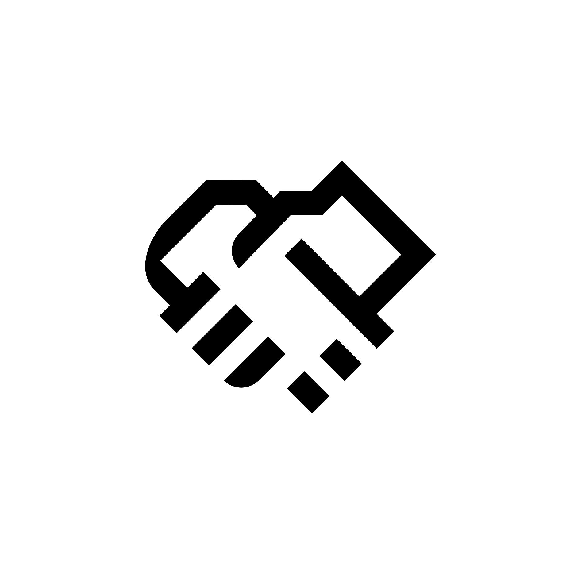 Piktogramm: zwei Hände ineinander.