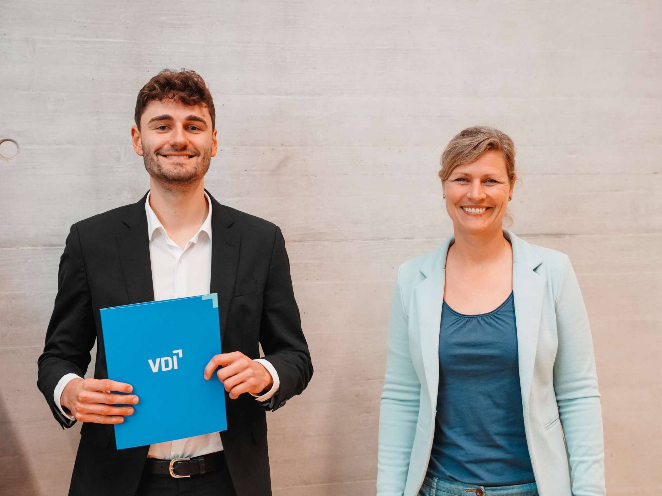 Jakob Schmid und Prof. Hilliges Jakob Schmid und Prof. Hilliges