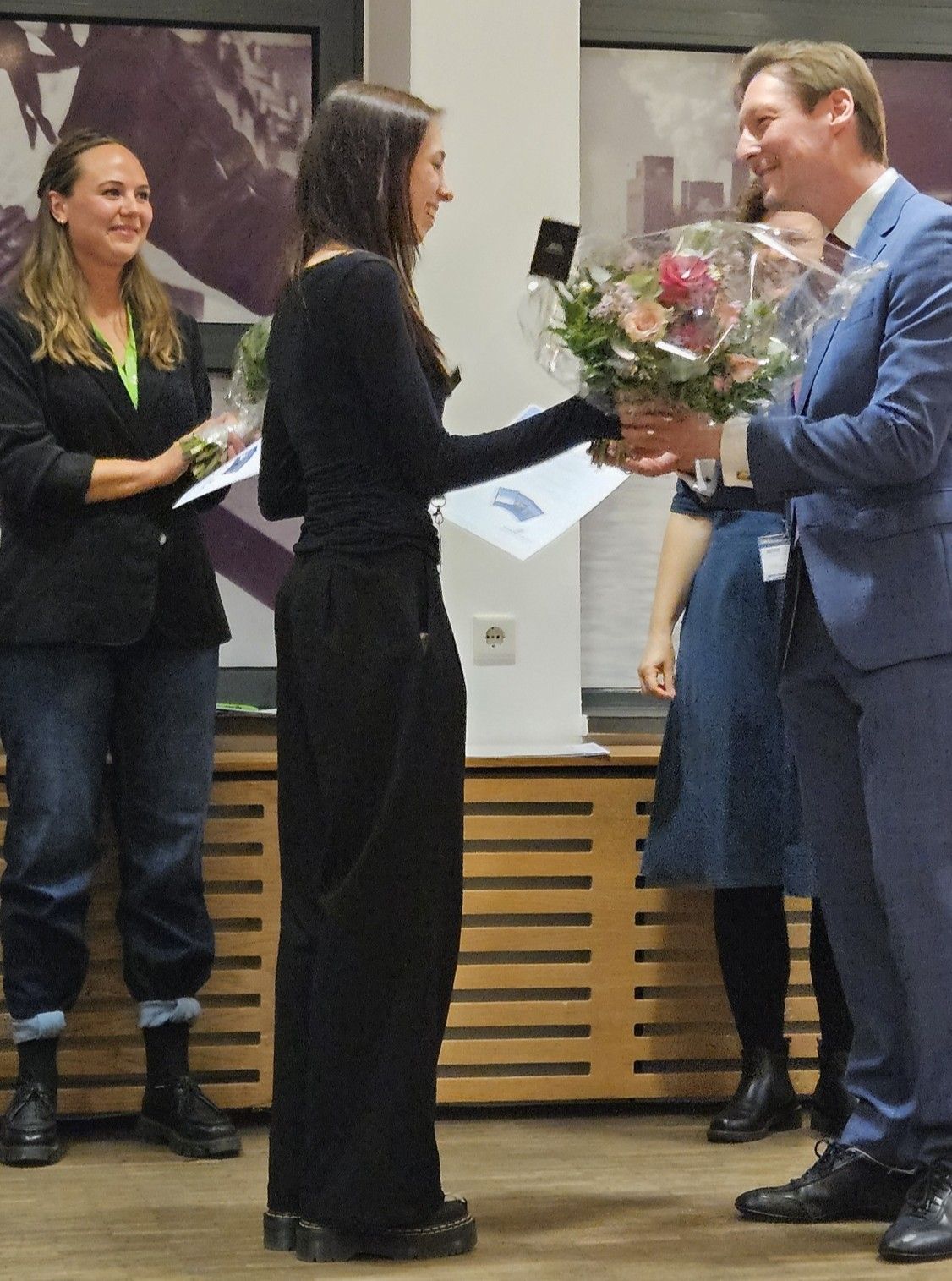 Ehrung von Kathrin Polly Ehrung von Kathrin Polly