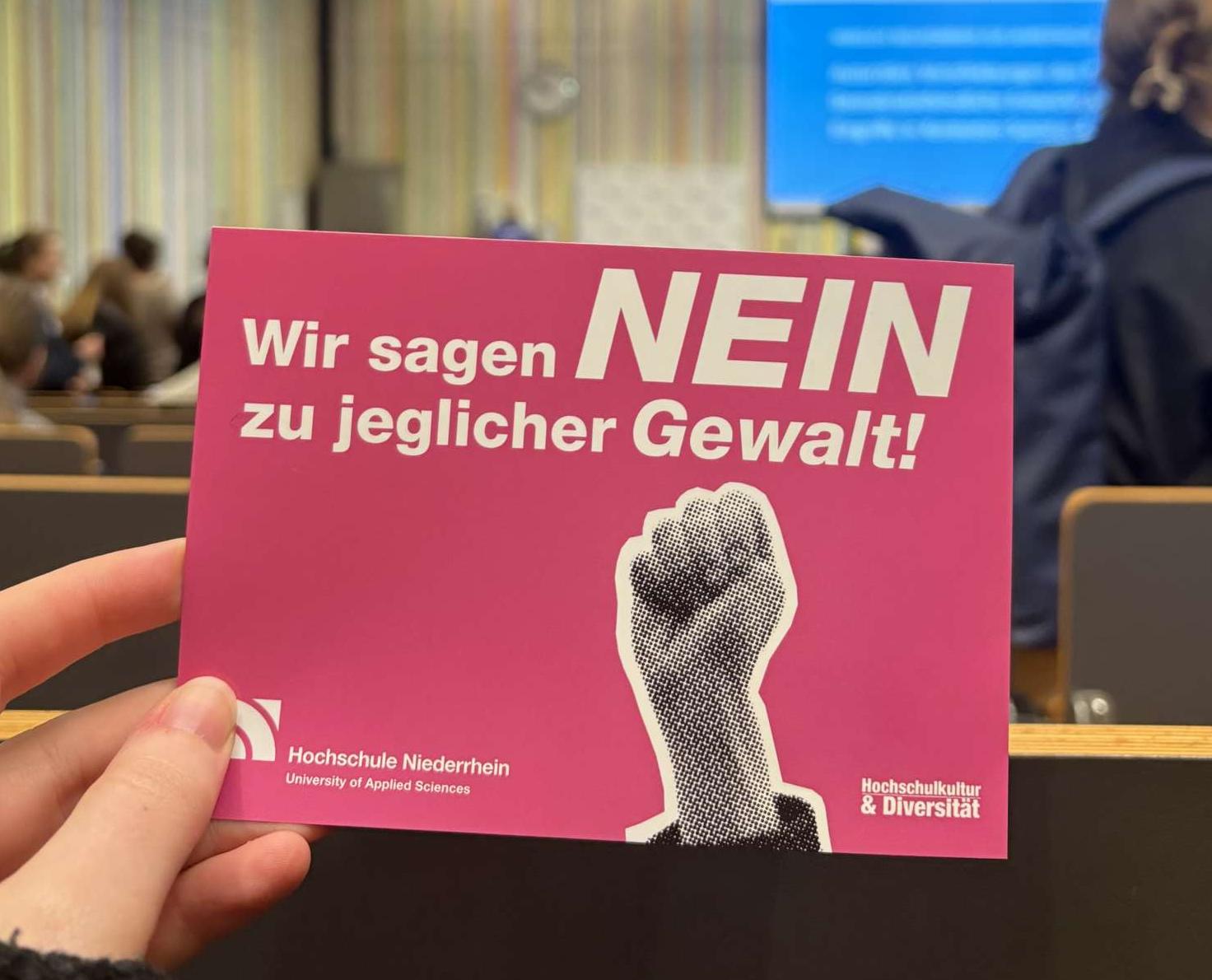 Nein zu Gewalt Nein zu Gewalt