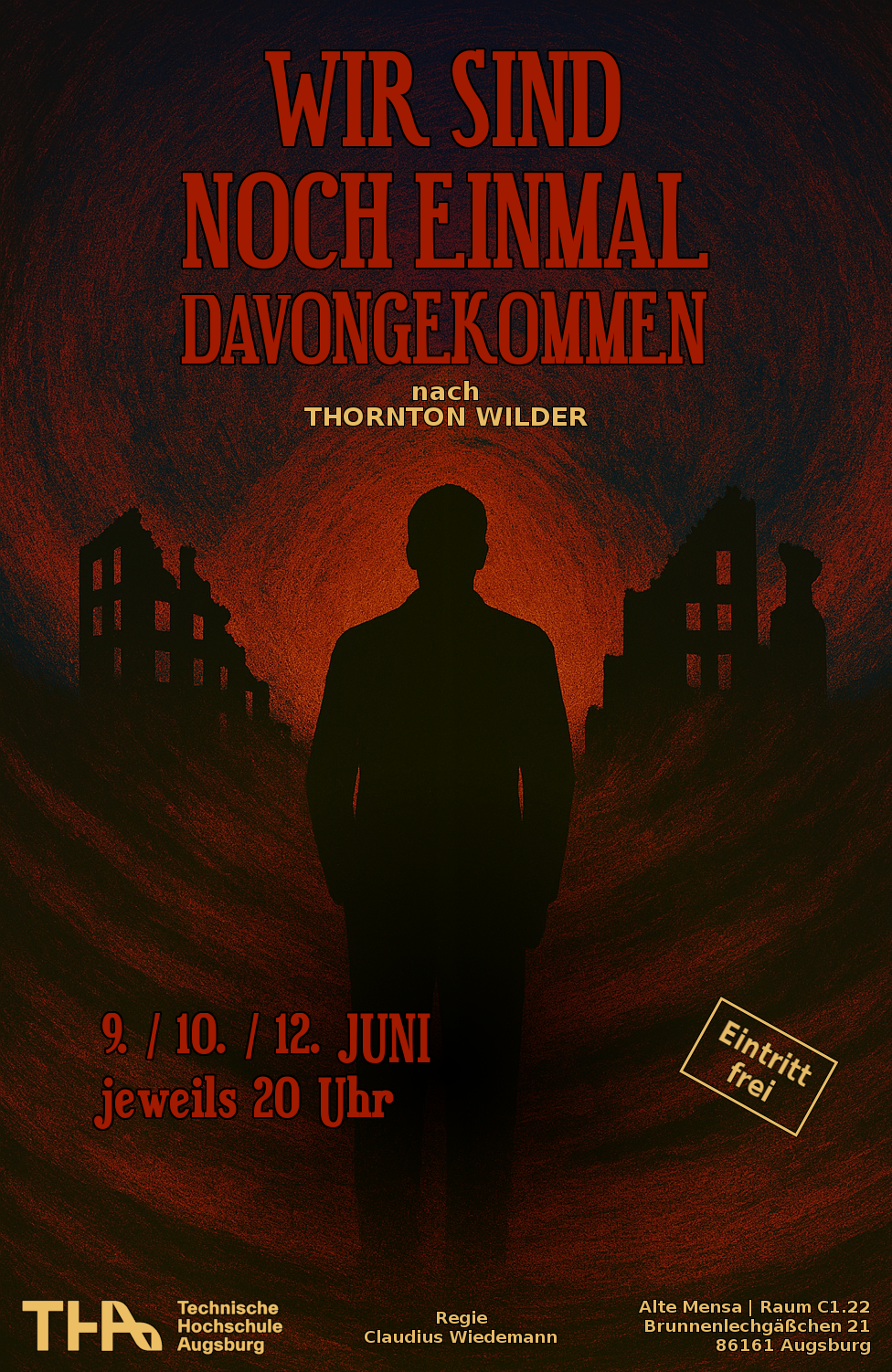 Plakat zur Aufführung Plakat zur Aufführung