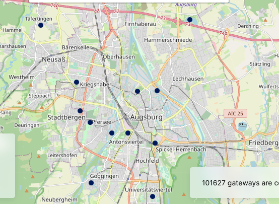 Gateways in Augsburg